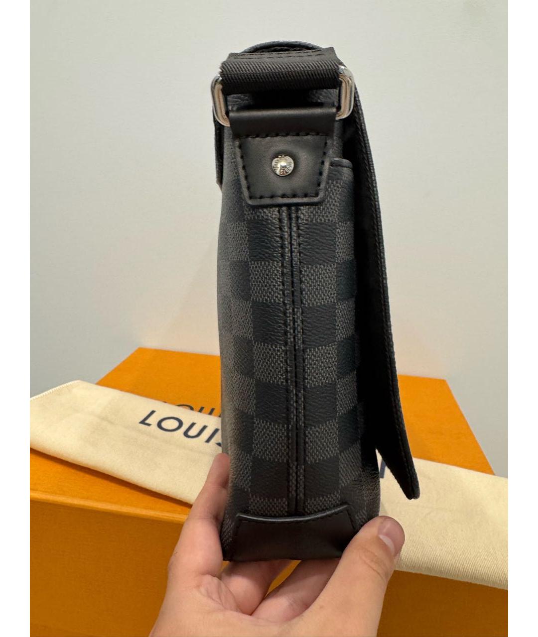 LOUIS VUITTON Черная сумка на плечо, фото 4