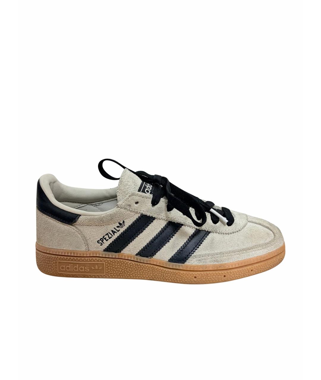ADIDAS Белые замшевые кеды, фото 1