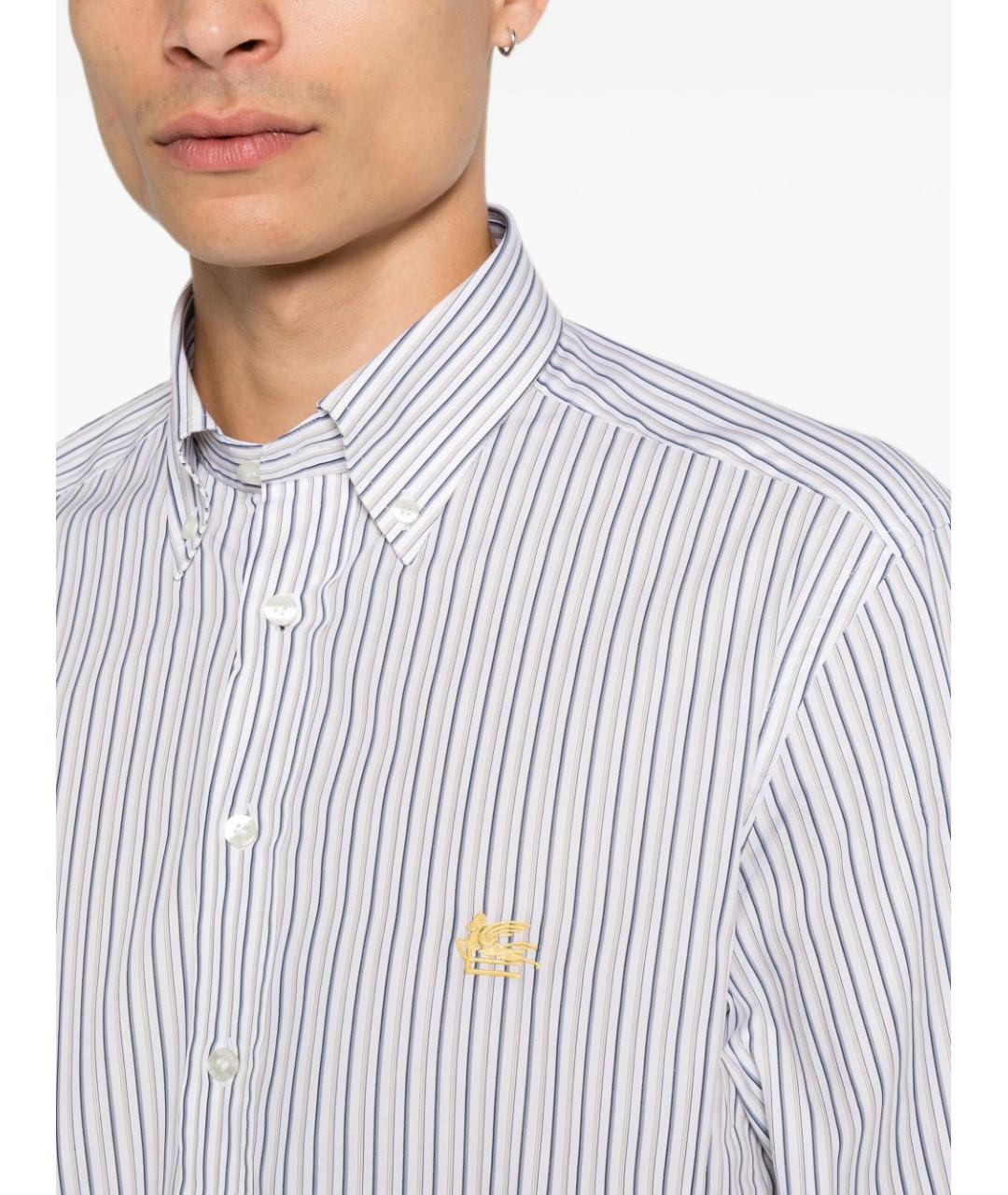 ETRO Мульти хлопковая классическая рубашка, фото 3