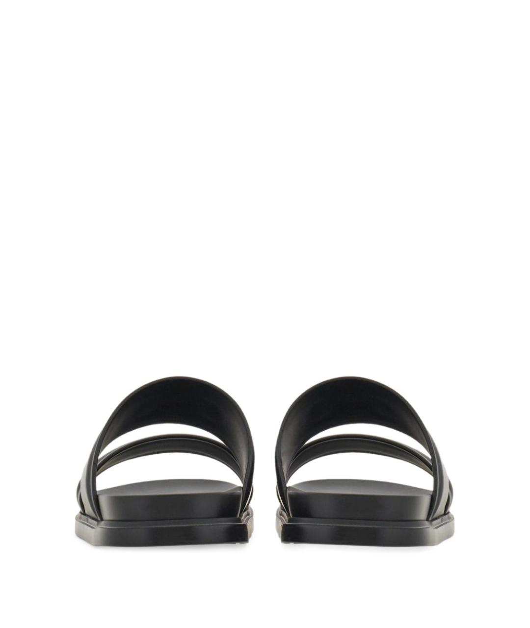 FERRAGAMO Черные сандалии, фото 5