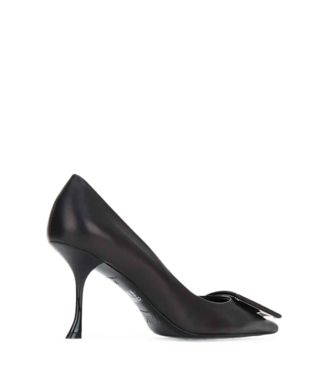 ROGER VIVIER Черные кожаные туфли, фото 3