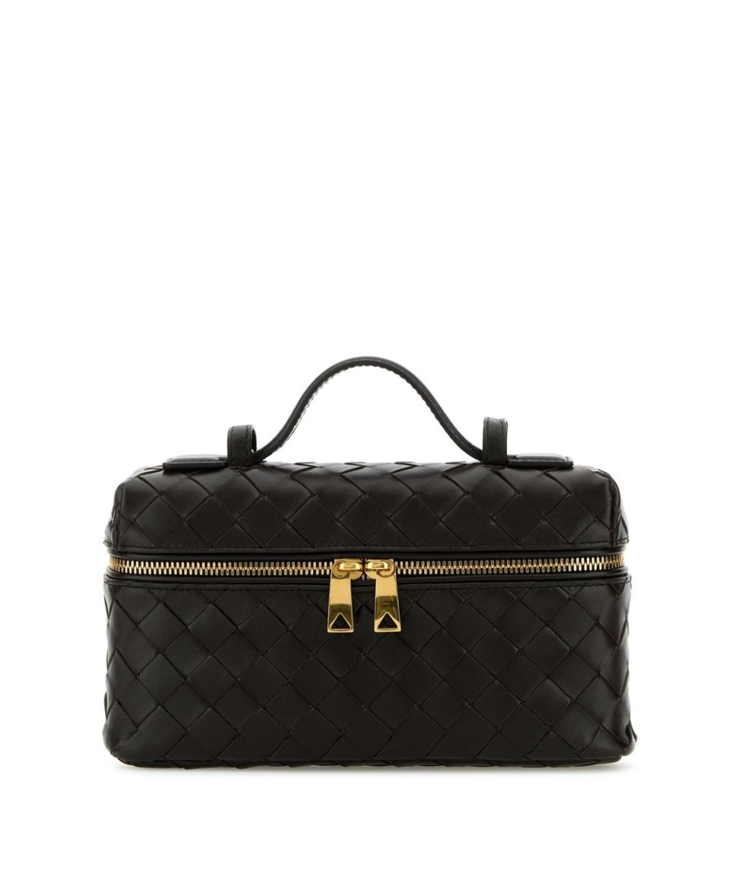 BOTTEGA VENETA Коричневая кожаная сумка с короткими ручками, фото 1