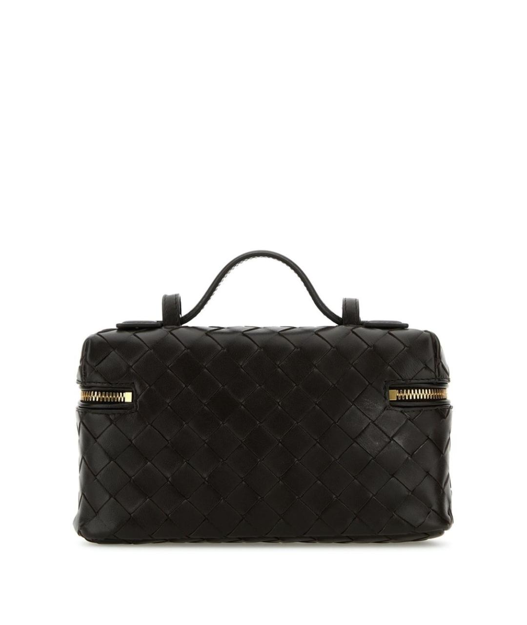 BOTTEGA VENETA Коричневая кожаная сумка с короткими ручками, фото 2