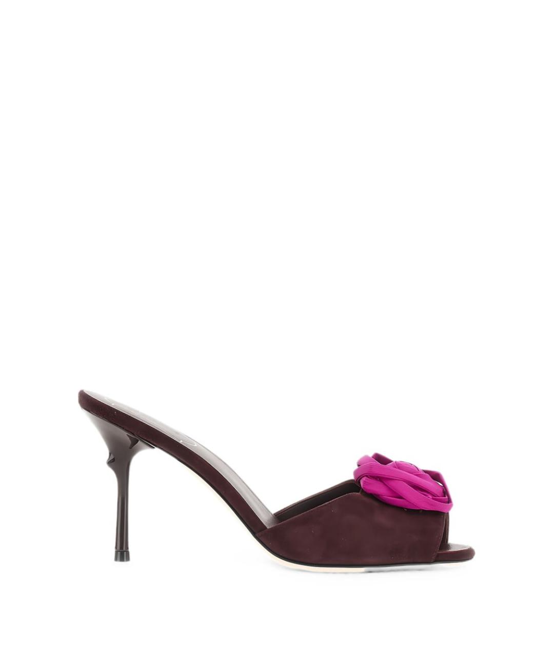 ROGER VIVIER Коричневые замшевые мюли, фото 1