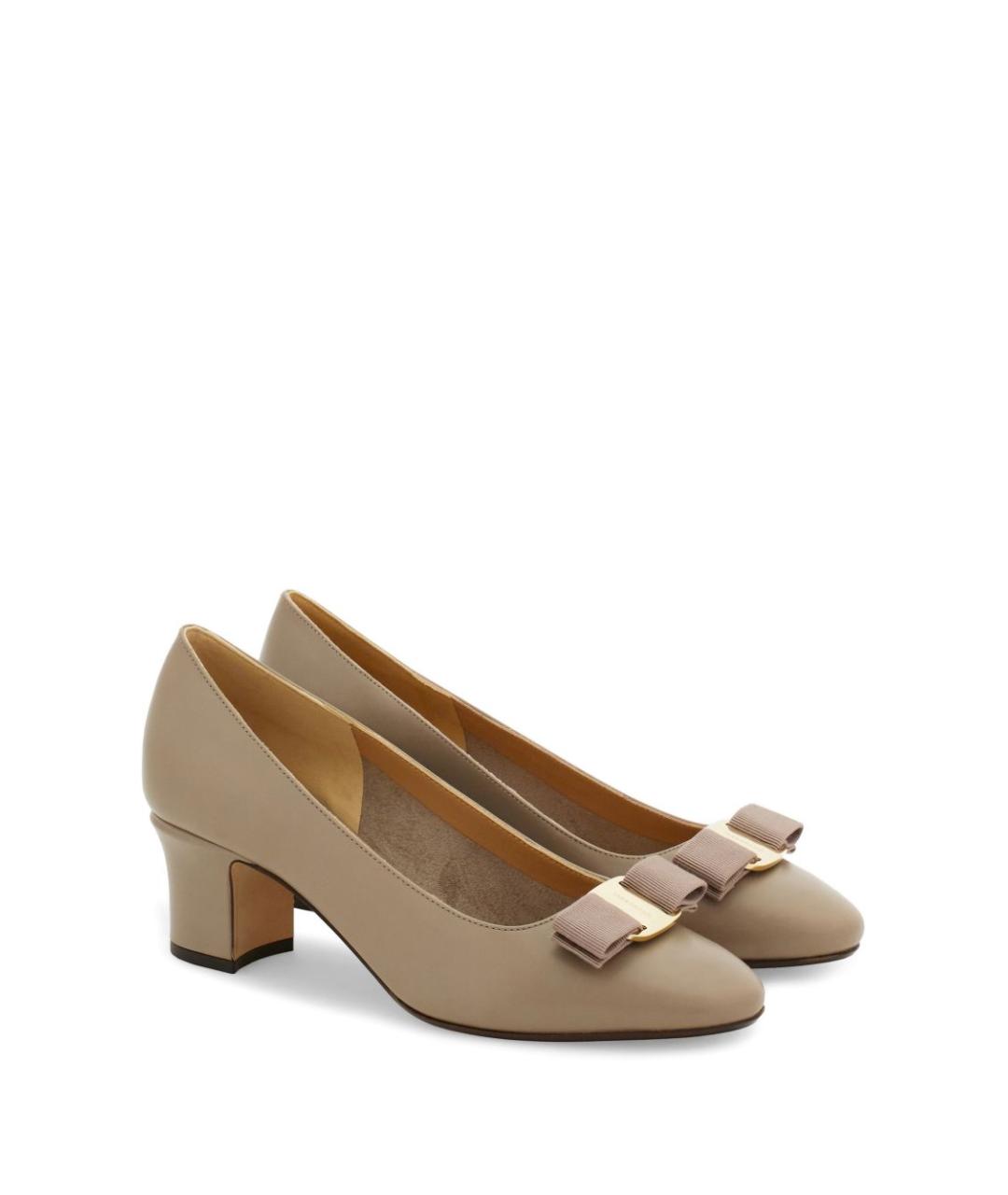 FERRAGAMO Коричневые туфли, фото 3