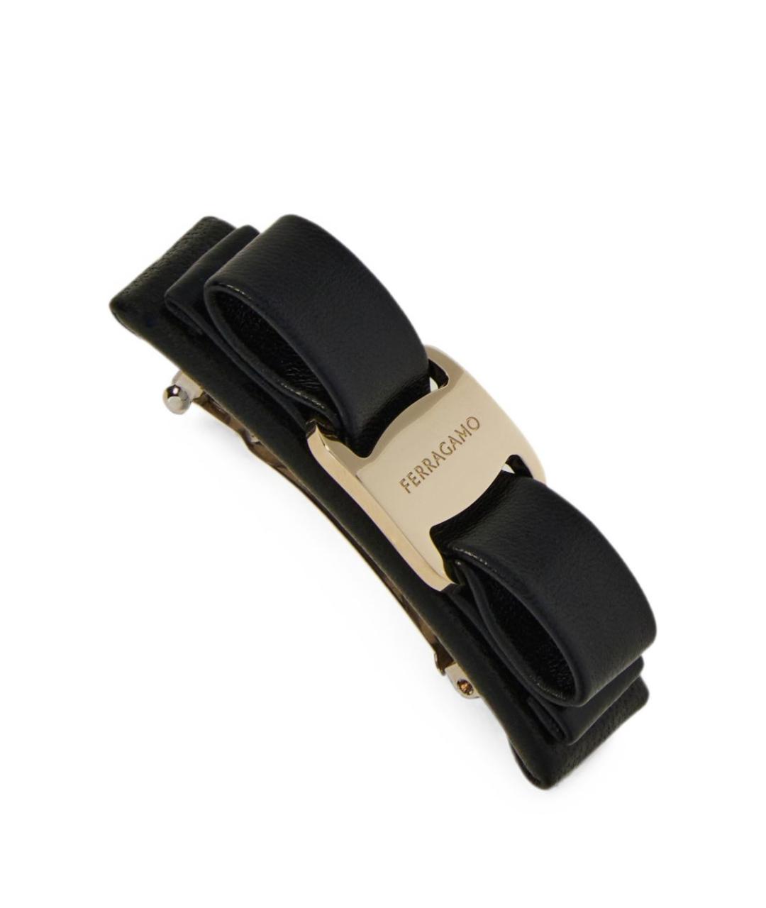 FERRAGAMO Черная заколка, фото 4
