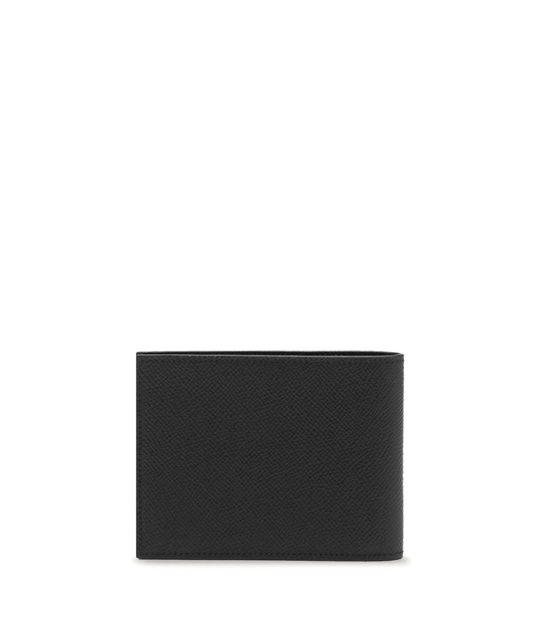 FERRAGAMO Черный кожаный кошелек, фото 4