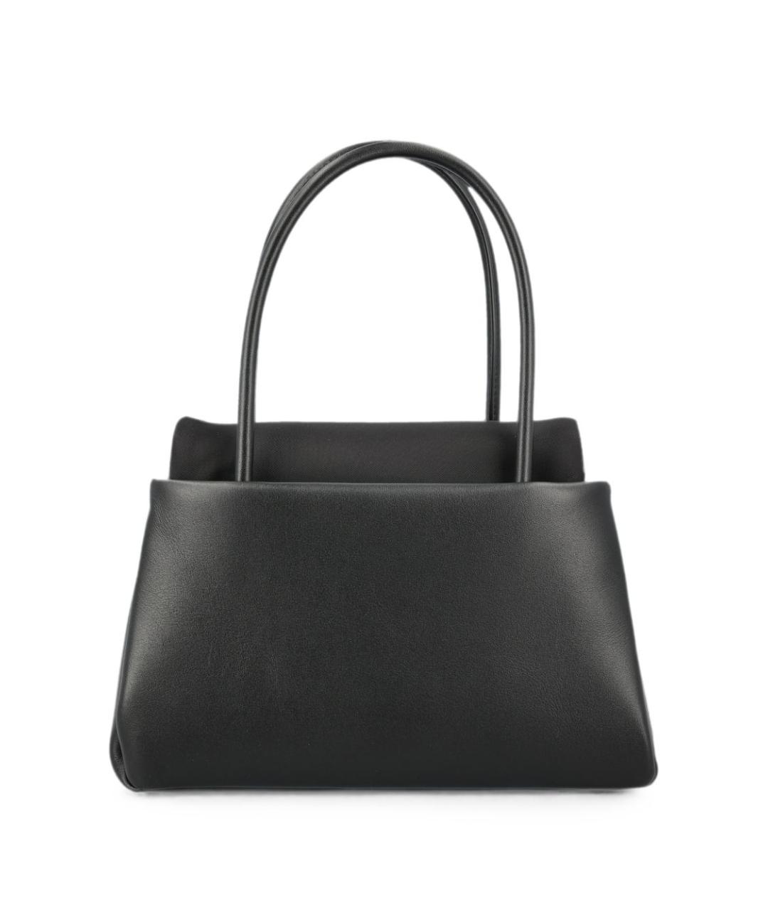 PRADA Черная кожаная сумка тоут, фото 3