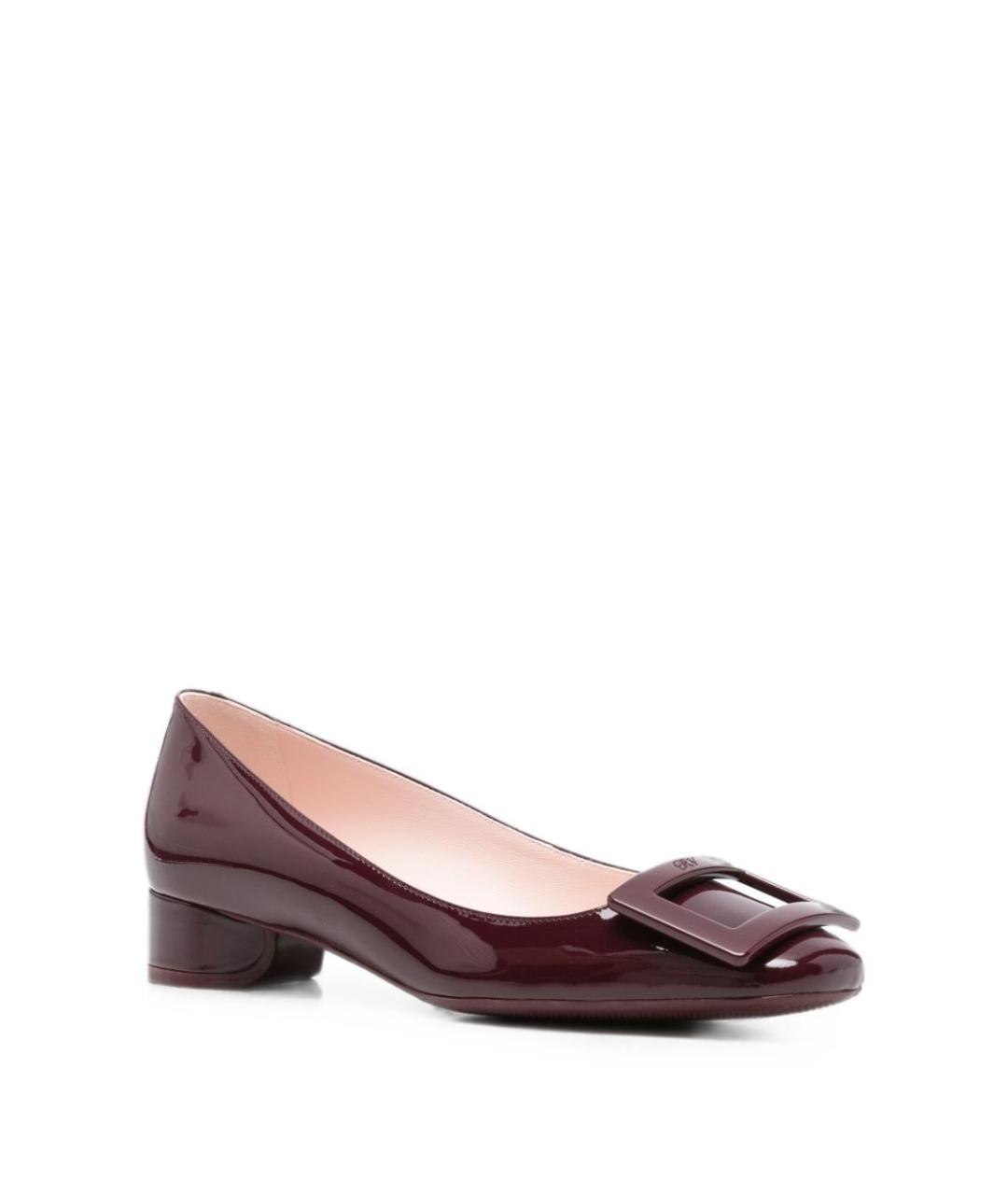 ROGER VIVIER Бордовые ботинки, фото 2