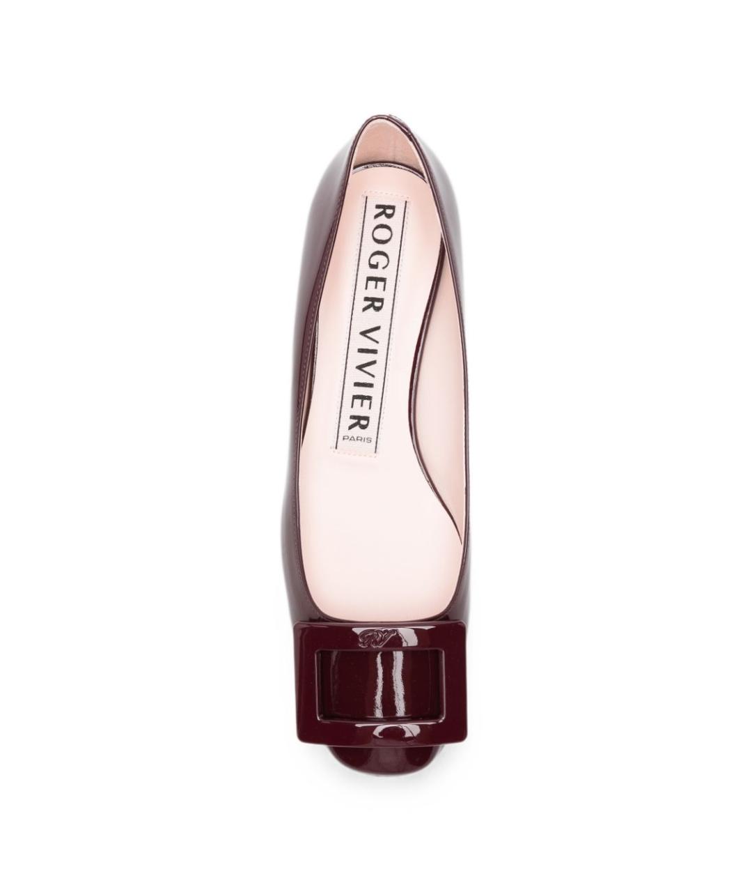 ROGER VIVIER Бордовые ботинки, фото 4