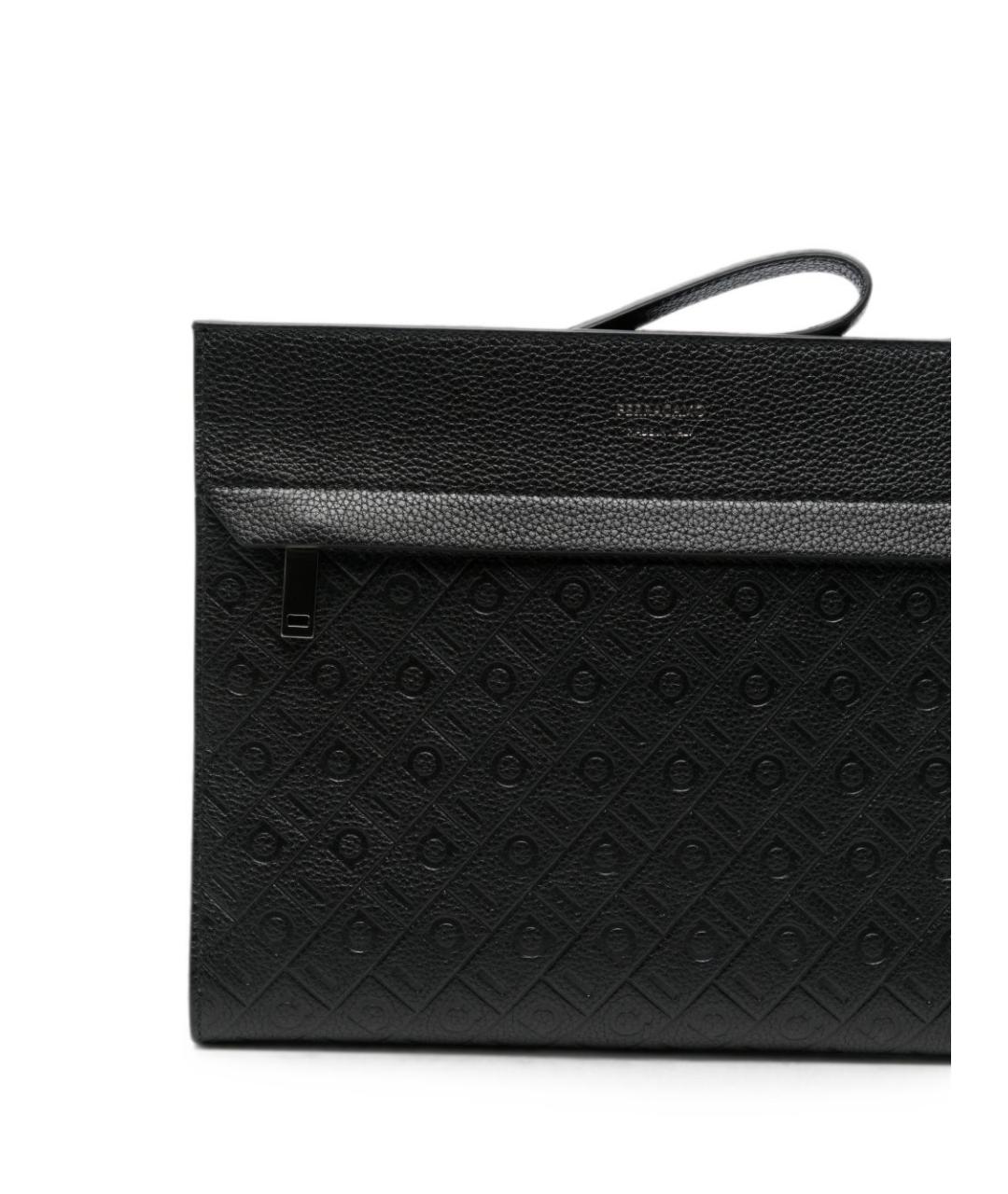 FERRAGAMO Черная кожаная папка для документов, фото 5
