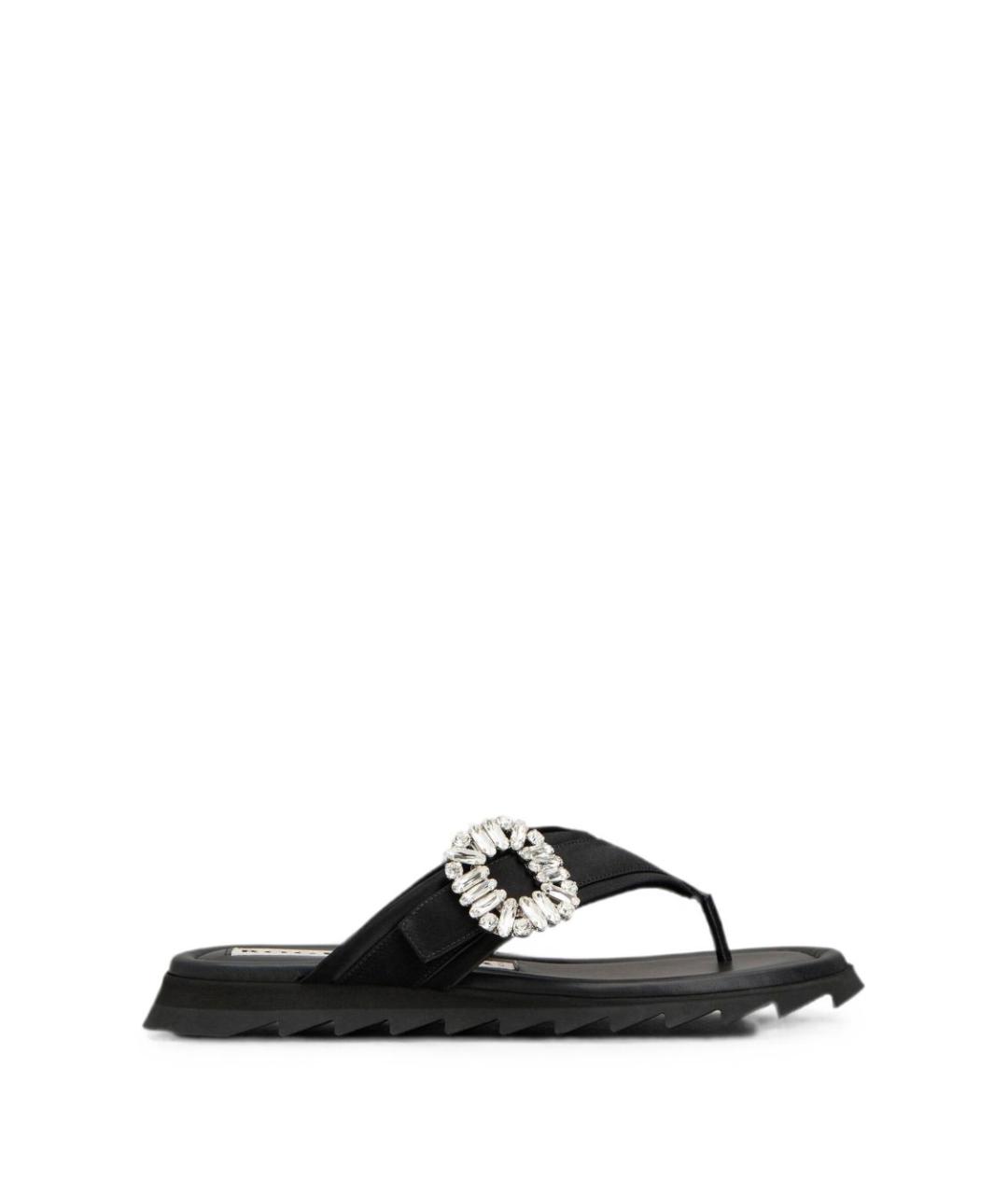 ROGER VIVIER Черные шлепанцы, фото 1