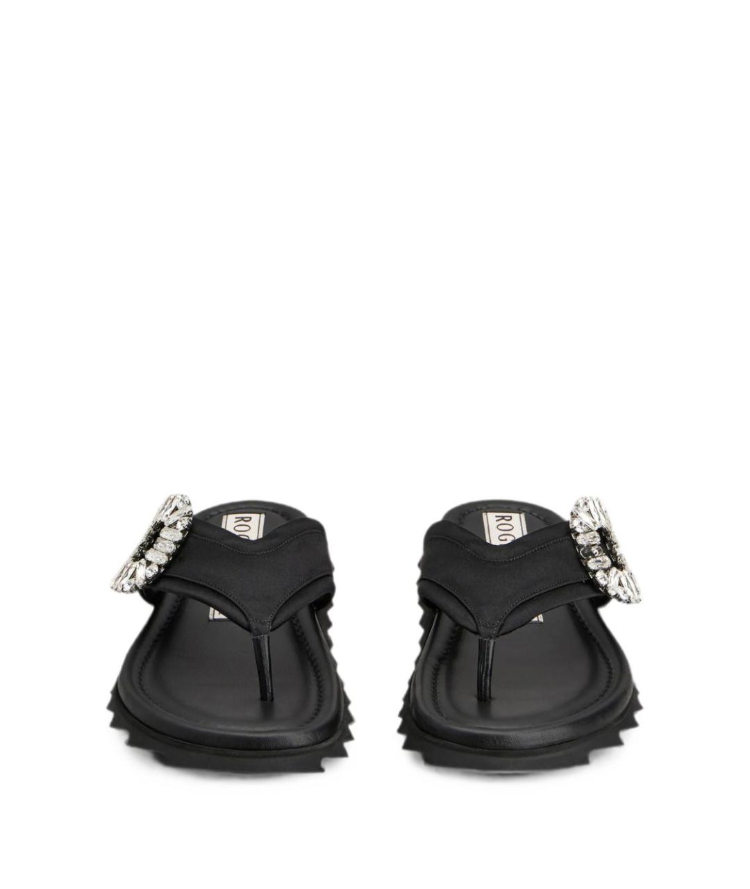ROGER VIVIER Черные шлепанцы, фото 2