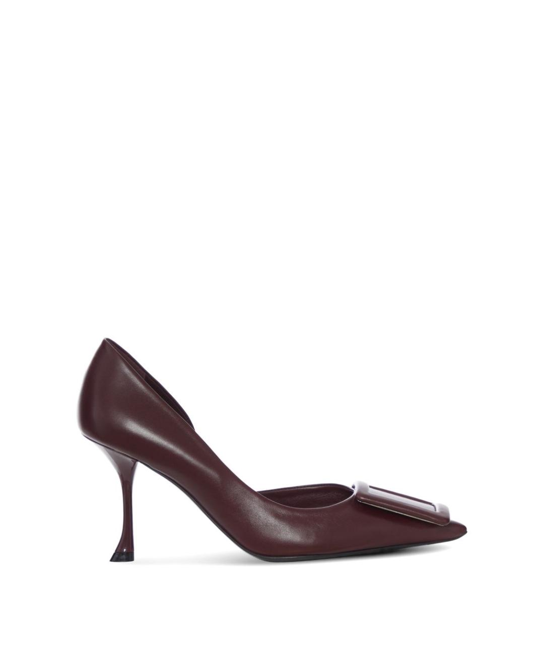 ROGER VIVIER Бордовые туфли, фото 1