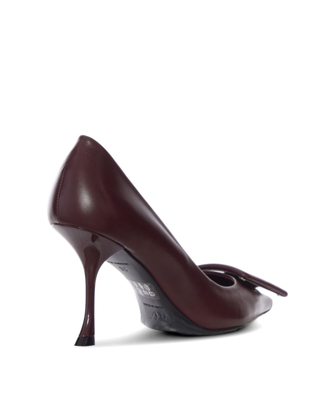 ROGER VIVIER Бордовые туфли, фото 2