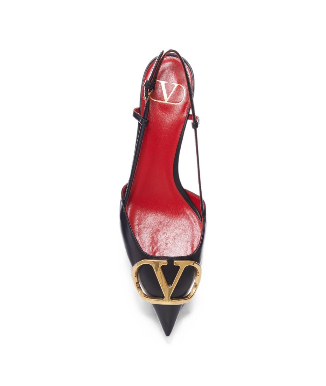 VALENTINO Черные кожаные туфли, фото 3