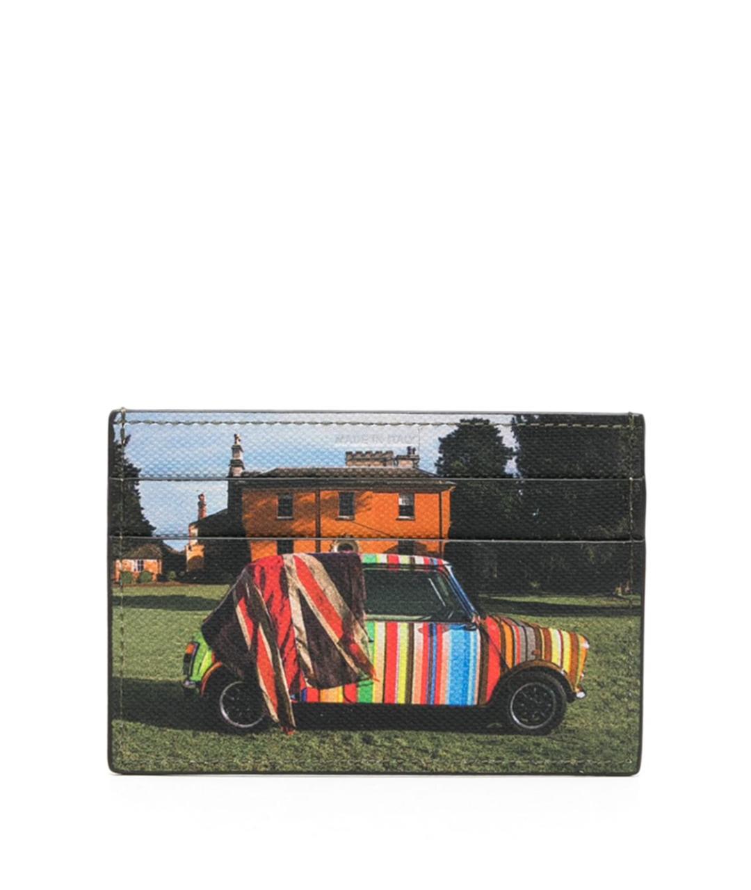 PAUL SMITH Черный кожаный кардхолдер, фото 1