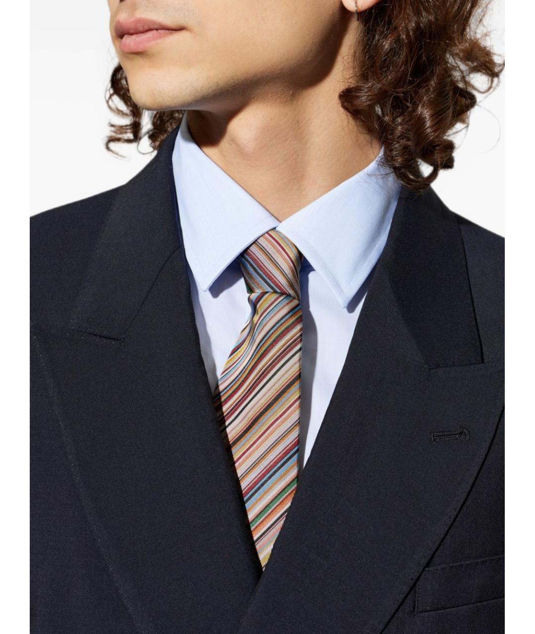 PAUL SMITH Мульти шелковый галстук, фото 4