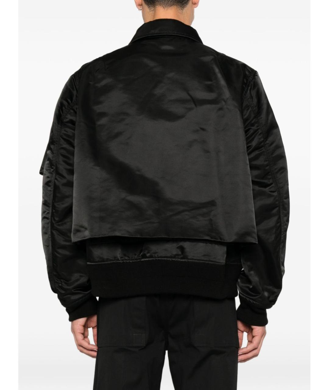 SACAI Черная хлопковая куртка, фото 5
