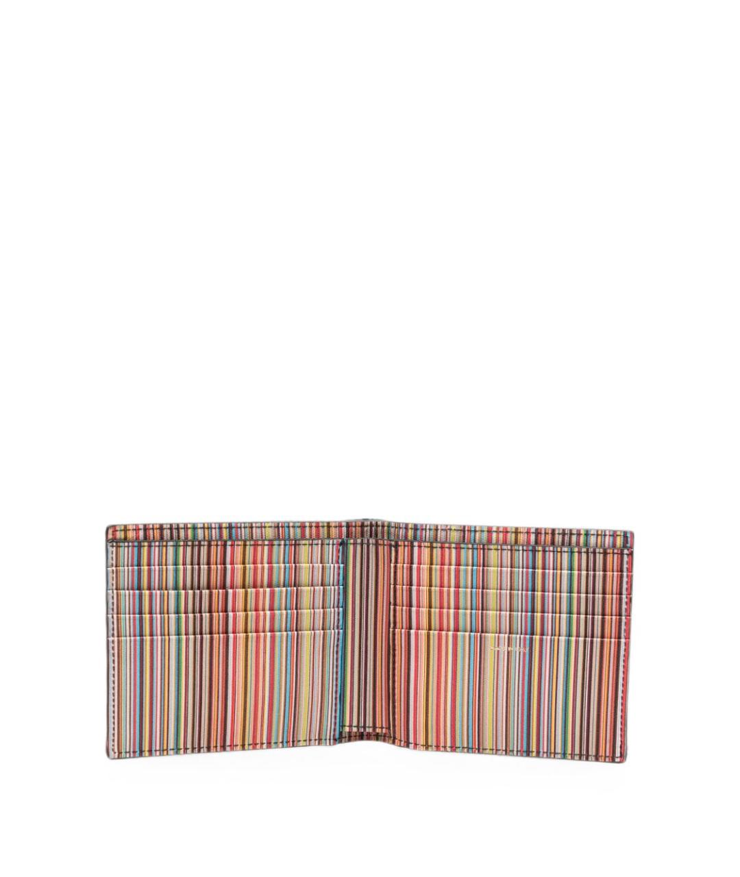 PAUL SMITH Черный кожаный кошелек, фото 2
