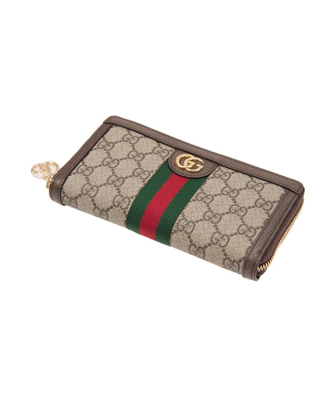GUCCI Бежевый кошелек, фото 4