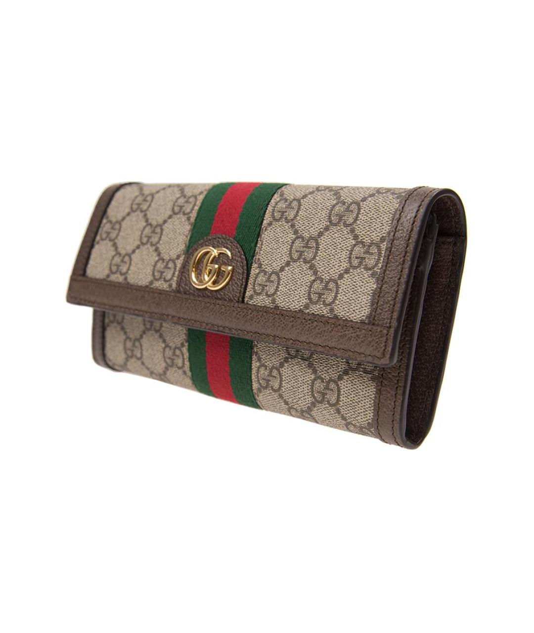 GUCCI Коричневый кошелек, фото 2