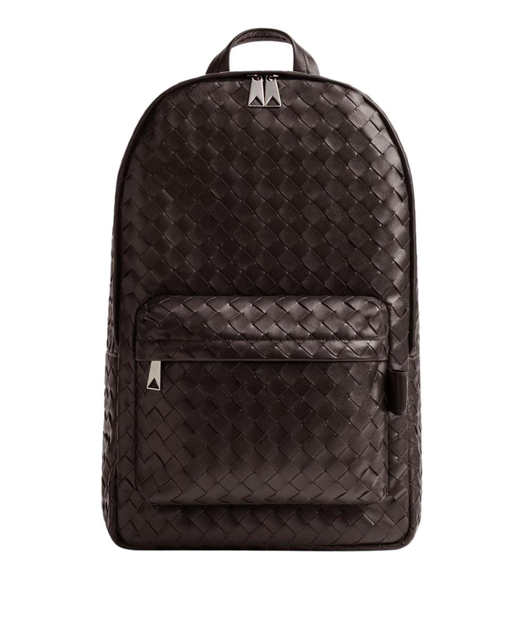 BOTTEGA VENETA Коричневый кожаный рюкзак, фото 1
