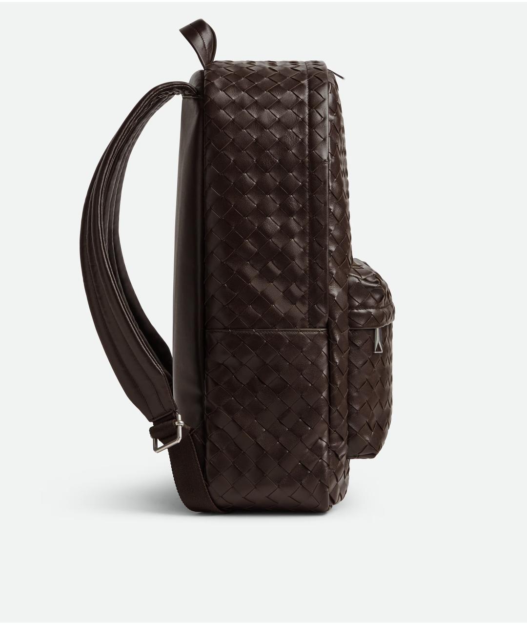 BOTTEGA VENETA Коричневый кожаный рюкзак, фото 2