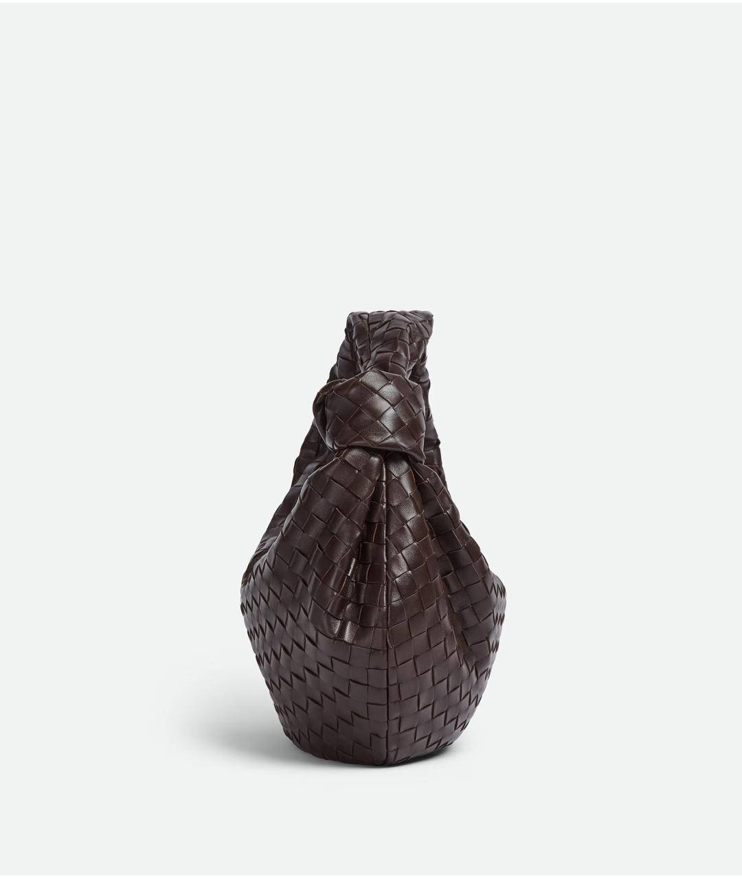 BOTTEGA VENETA Коричневая кожаная сумка через плечо, фото 2
