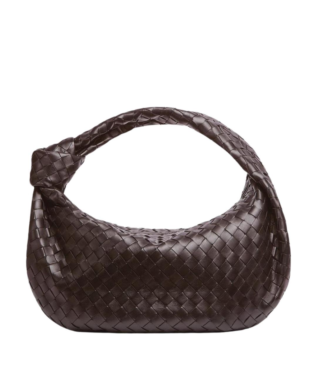 BOTTEGA VENETA Коричневая кожаная сумка через плечо, фото 1