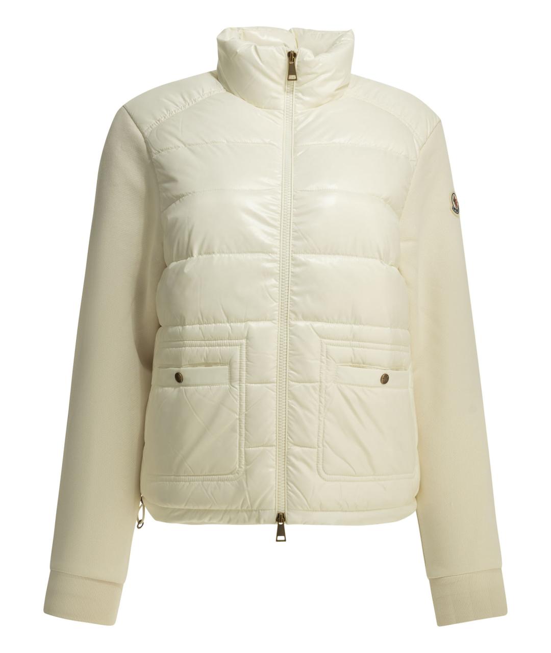 MONCLER Бежевый хлопковый кардиган, фото 1