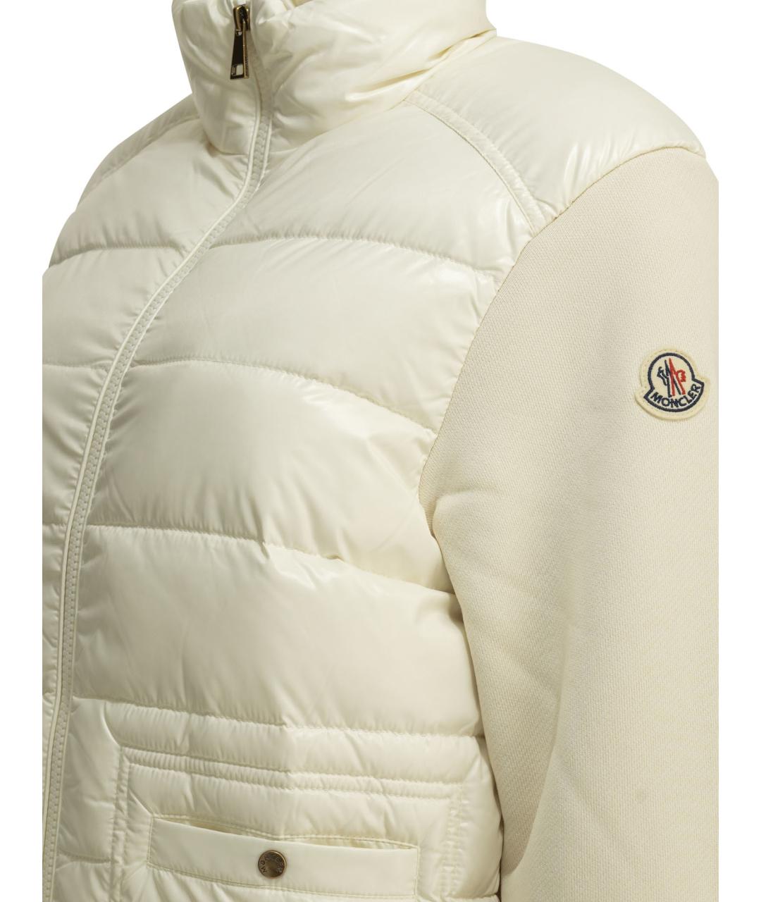 MONCLER Бежевый хлопковый кардиган, фото 4