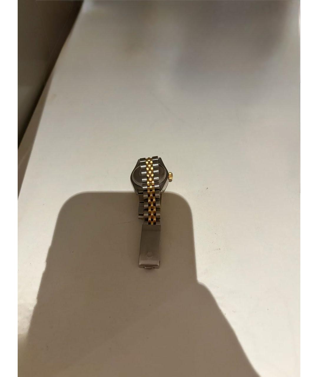 ROLEX Серебряные часы из желтого золота, фото 5