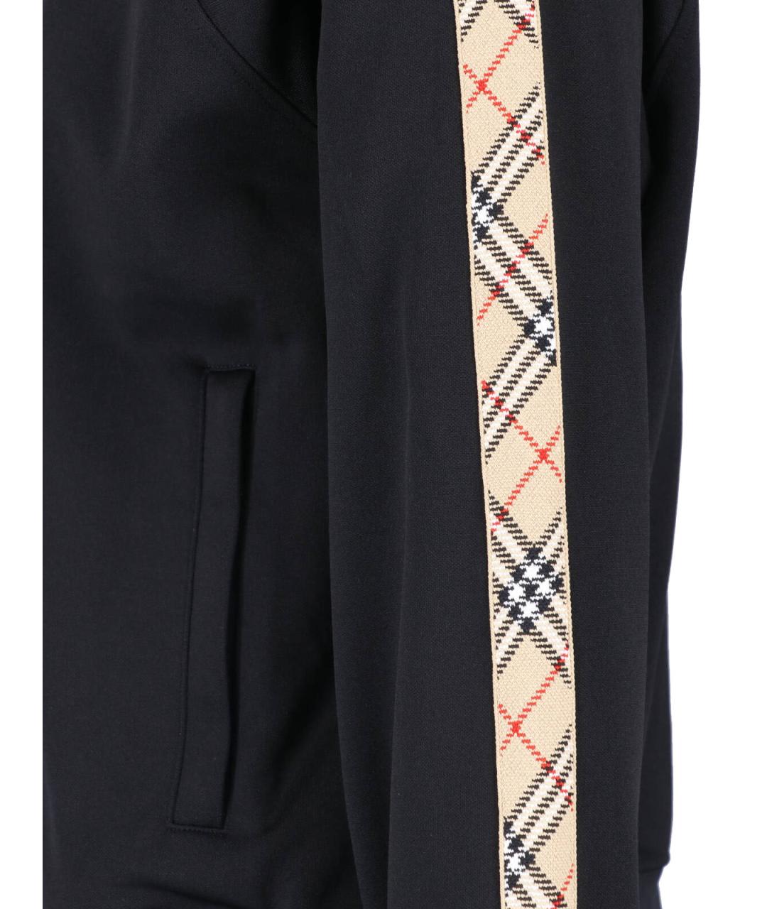BURBERRY Черный полиэстеровый джемпер / свитер, фото 3