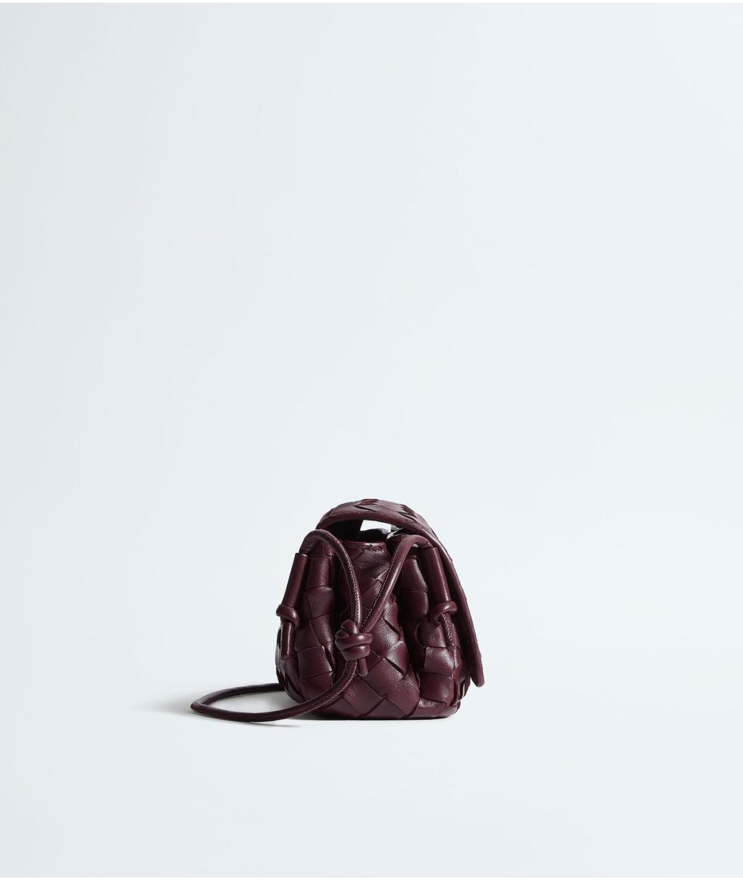 BOTTEGA VENETA Красная кожаная сумка через плечо, фото 3