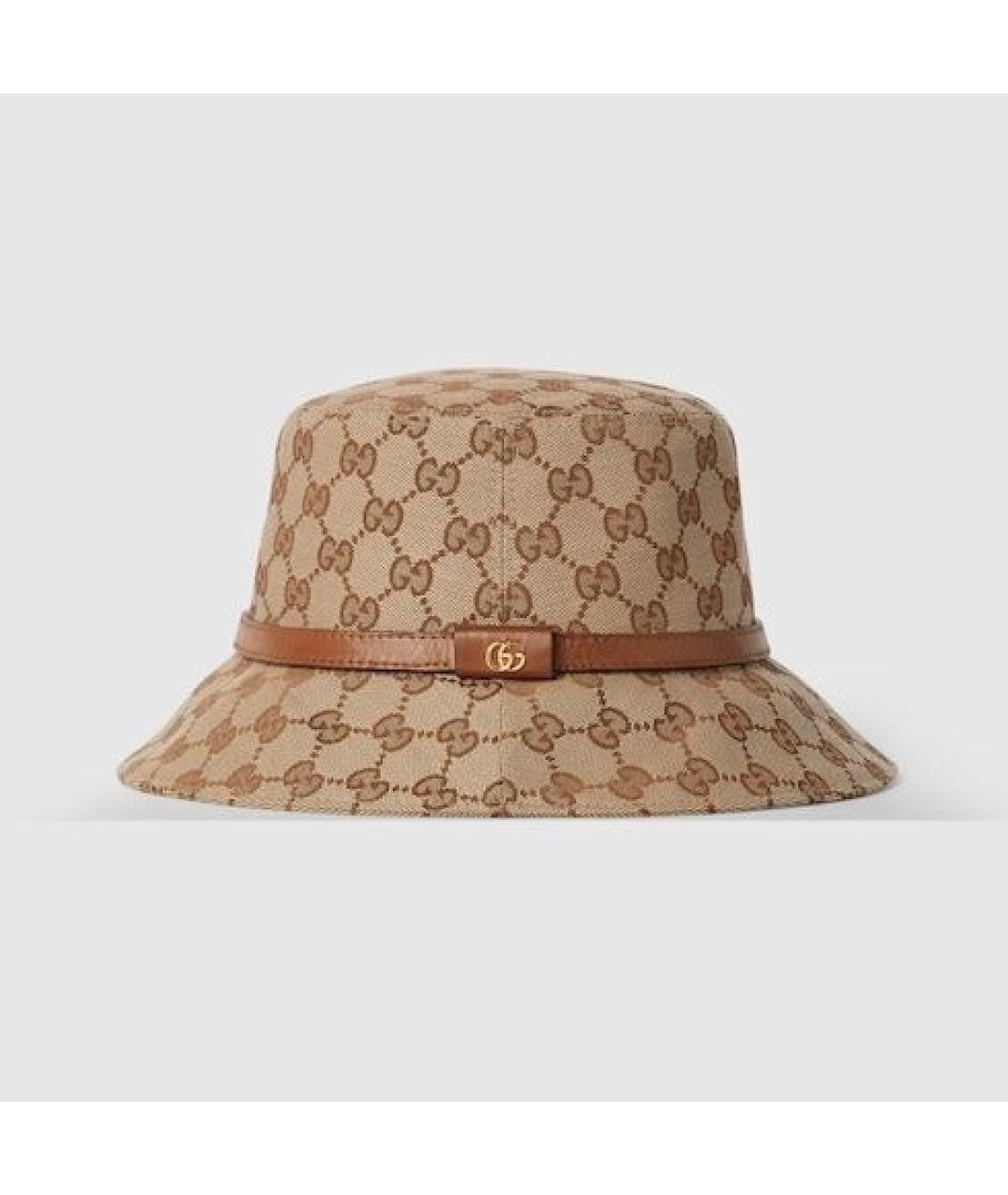 GUCCI Бежевая шляпа, фото 2
