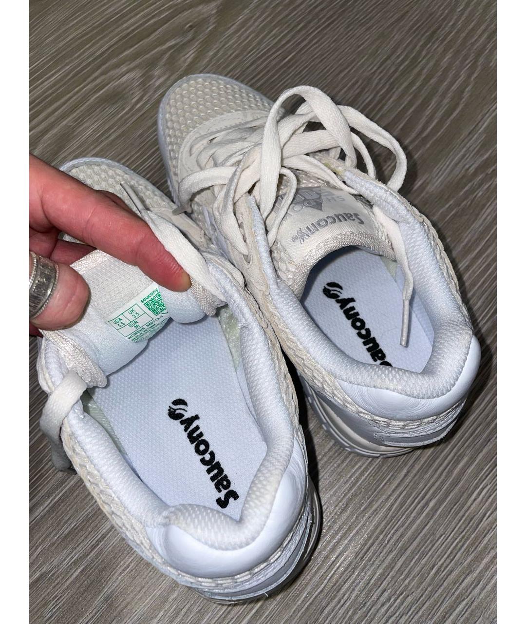 SAUCONY Белые кожаные кроссовки, фото 3