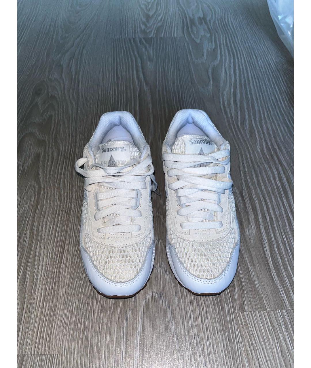 SAUCONY Белые кожаные кроссовки, фото 2