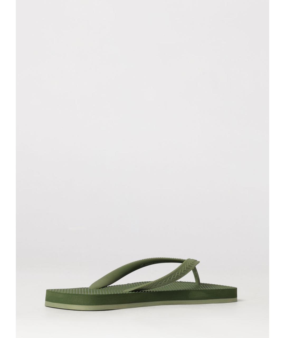 DSQUARED2 Хаки шлепанцы, фото 3