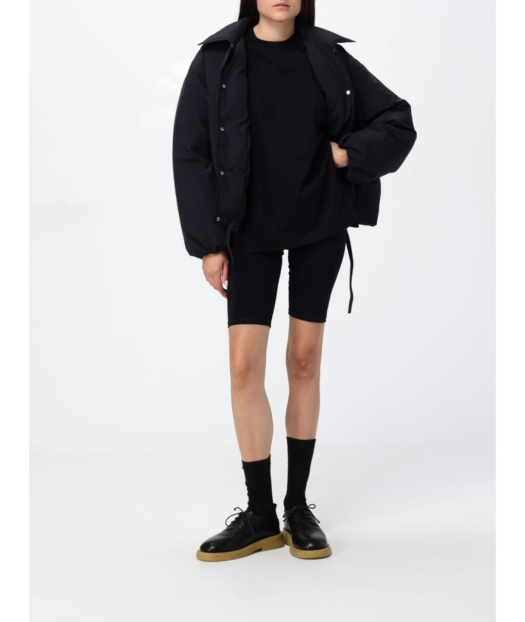 JIL SANDER Черные леггинсы и велосипедки, фото 2