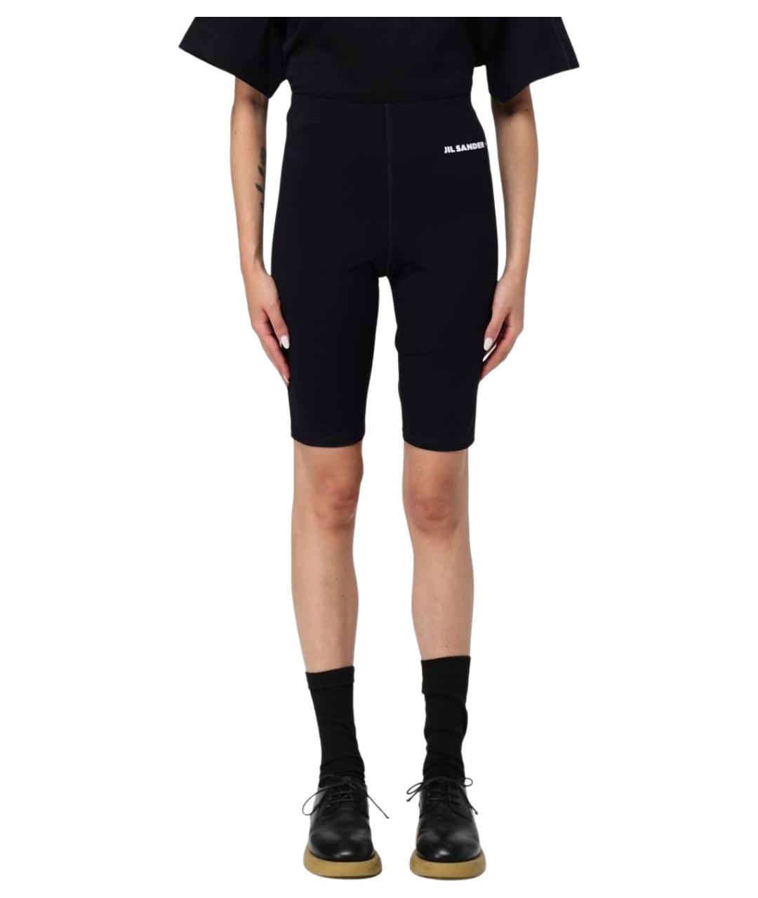 JIL SANDER Черные леггинсы и велосипедки, фото 1