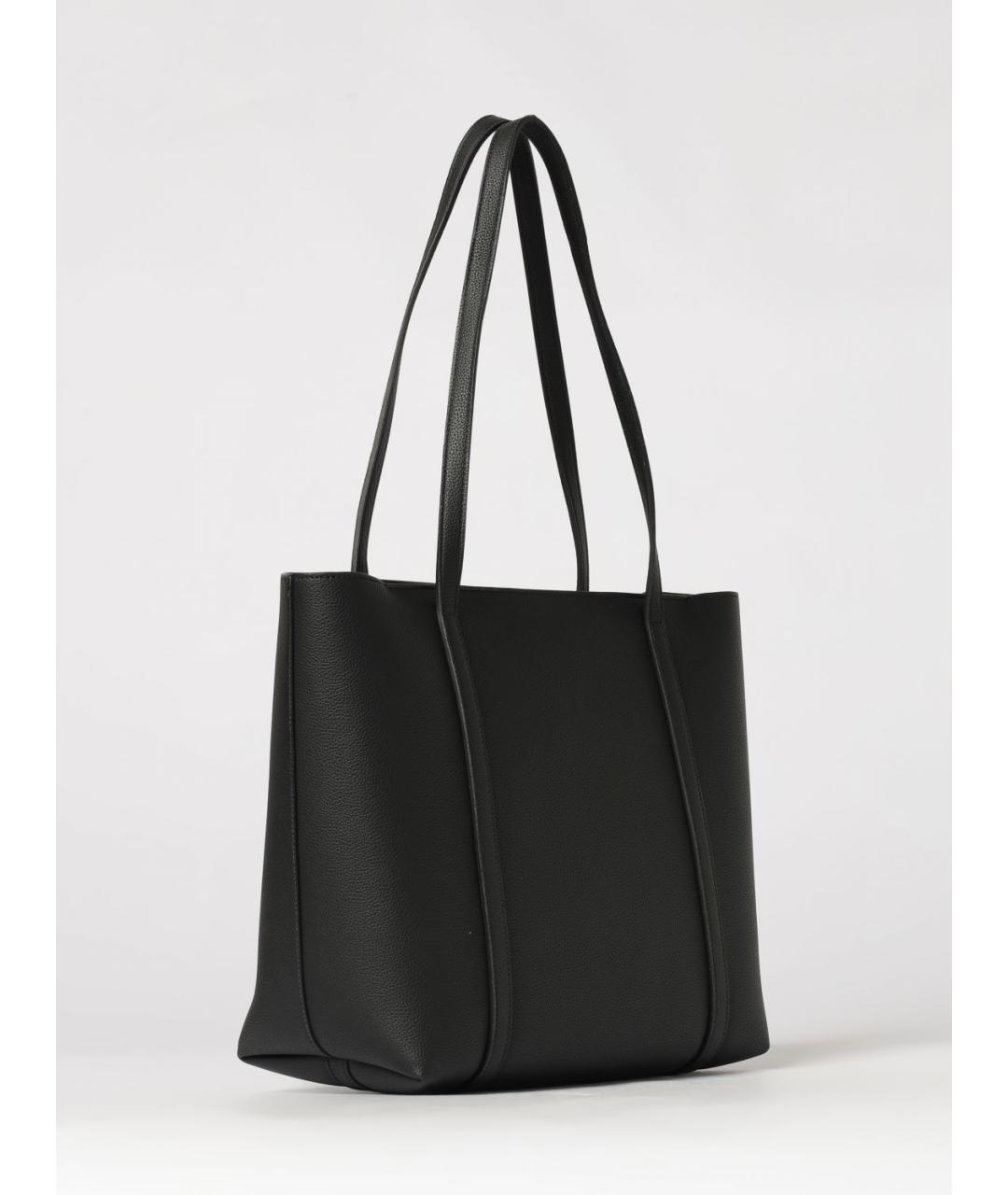 ARMANI EXCHANGE Черная синтетическая сумка тоут, фото 2