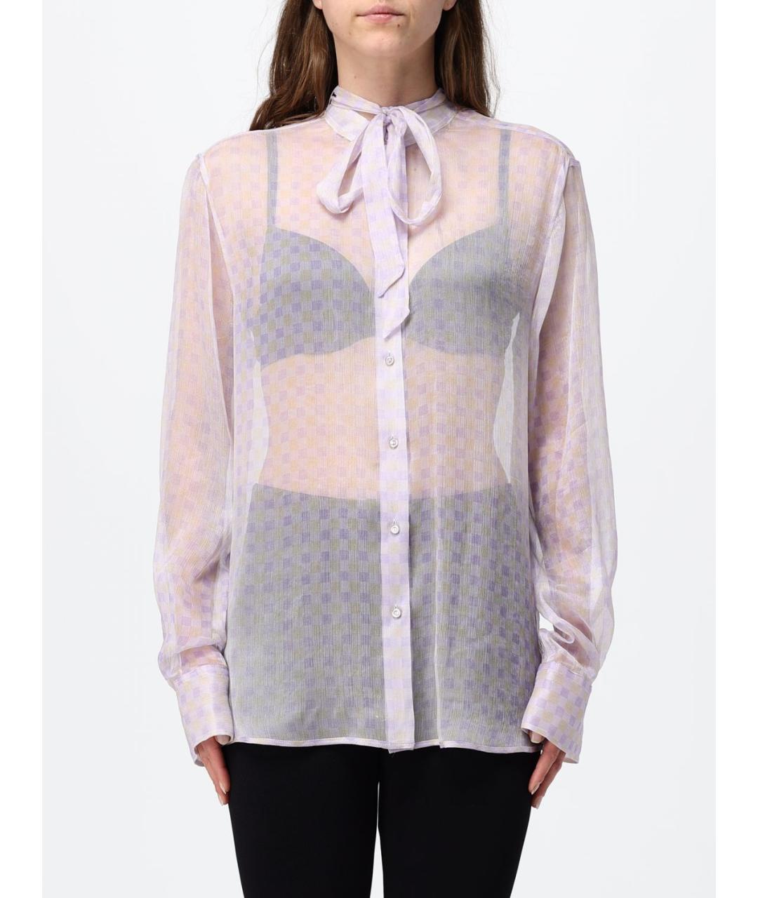 ERMANNO SCERVINO Фиолетовая блузы, фото 4