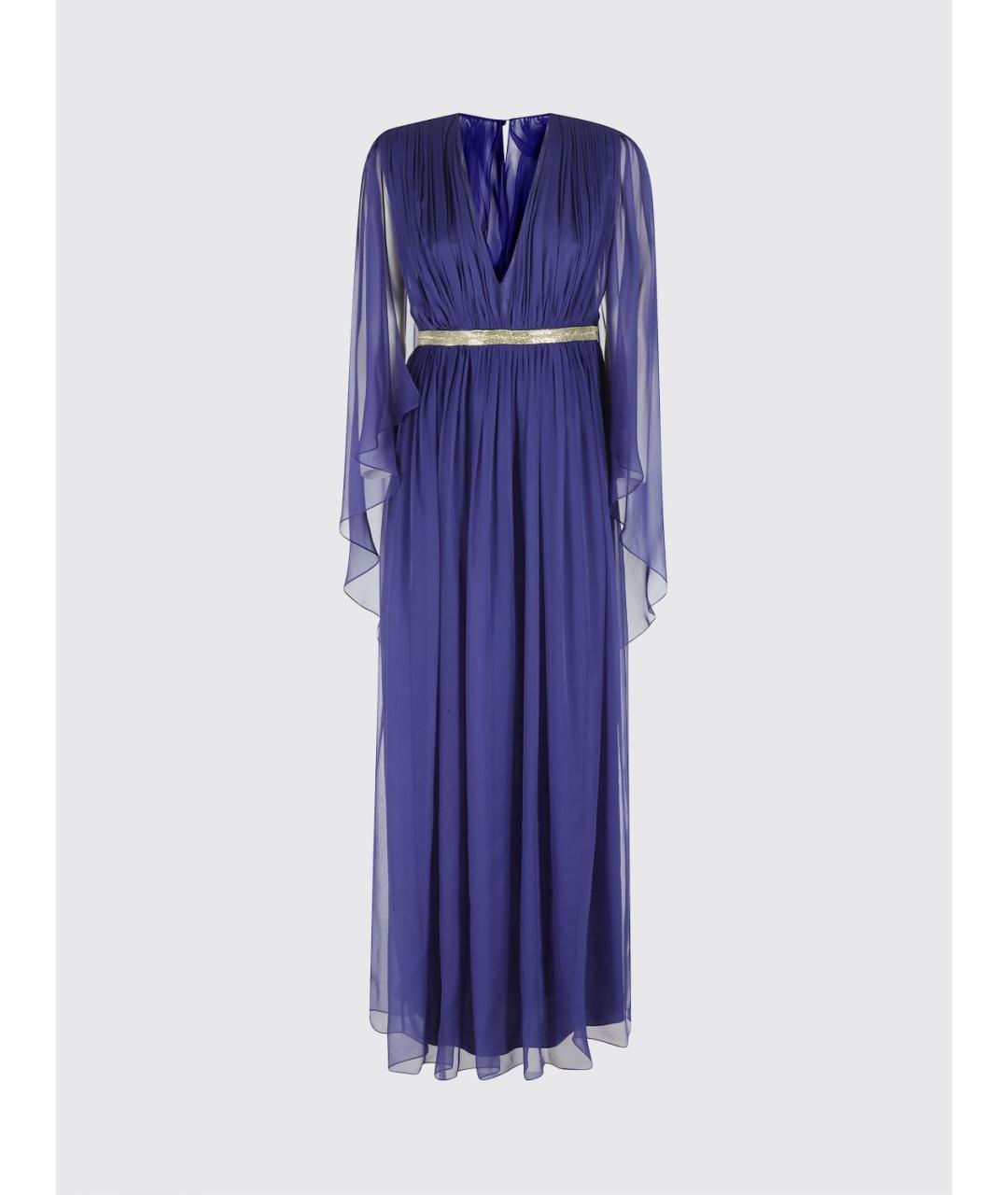 ALBERTA FERRETTI Синее платье, фото 2