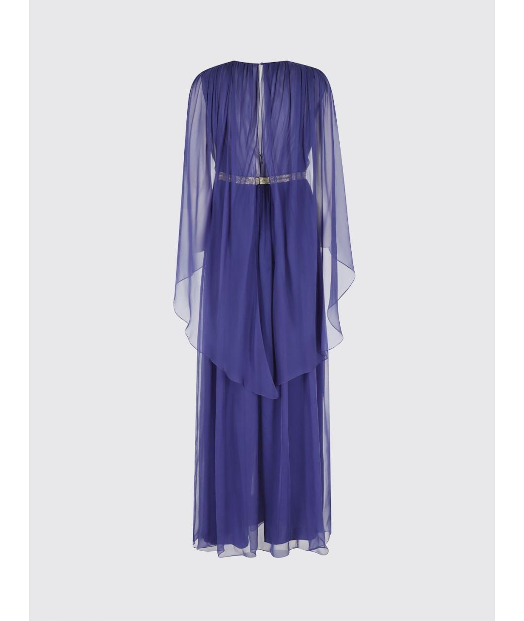 ALBERTA FERRETTI Синее платье, фото 3