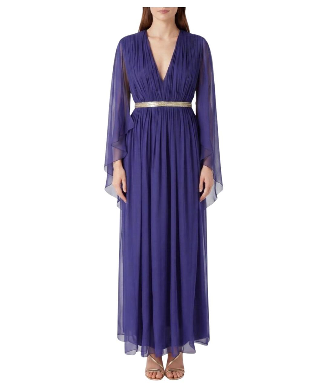 ALBERTA FERRETTI Синее платье, фото 1