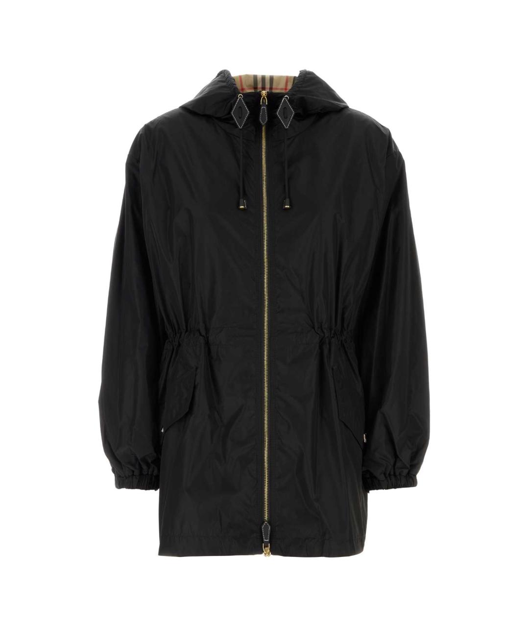 BURBERRY Черная нейлоновая куртка, фото 1