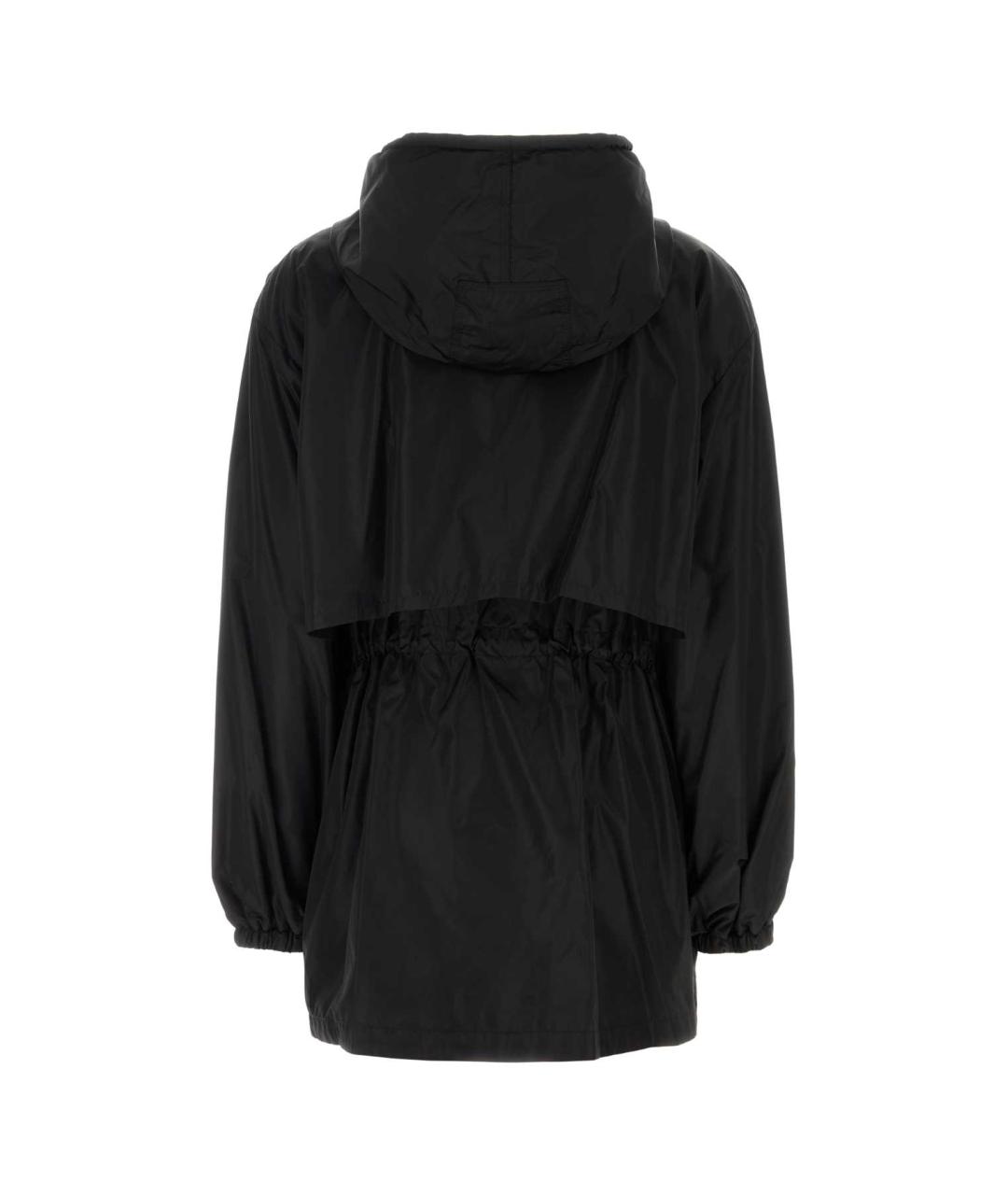 BURBERRY Черная нейлоновая куртка, фото 2