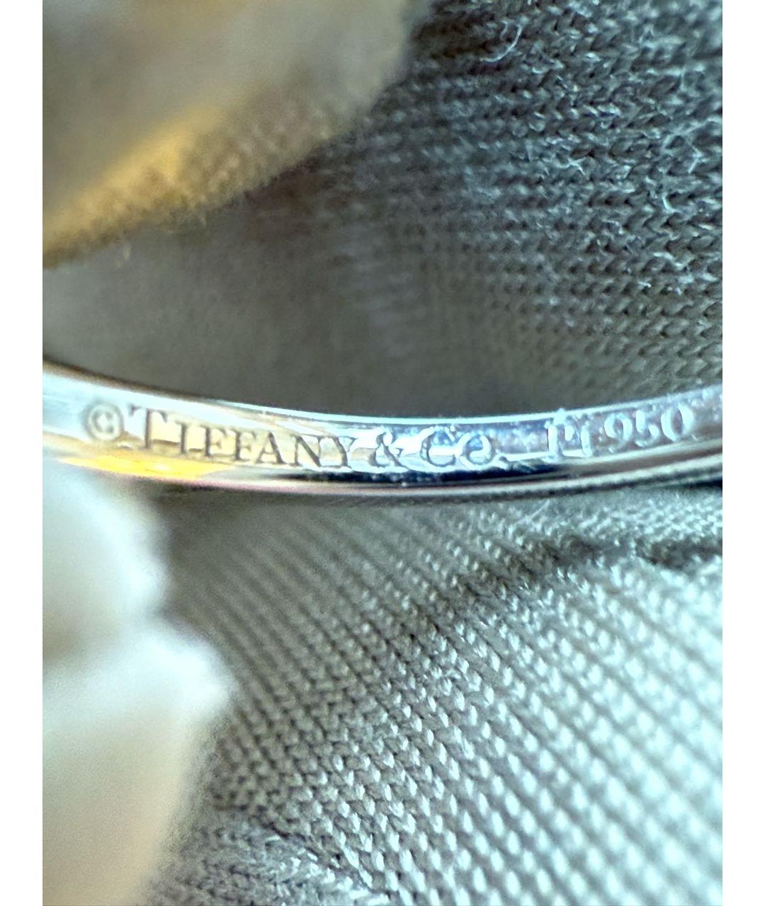 TIFFANY&CO Серебряное платиновое кольцо, фото 5