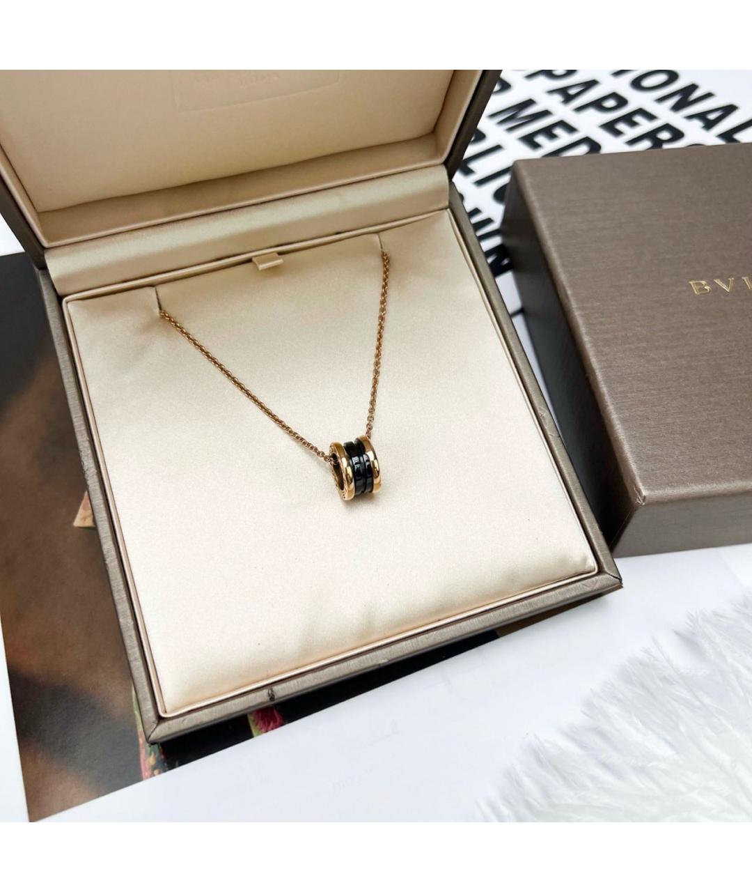 BVLGARI Золотое колье из розового золота, фото 2